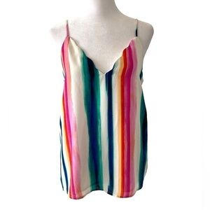 Socialite small camisole colorful pink green blue orange purple white